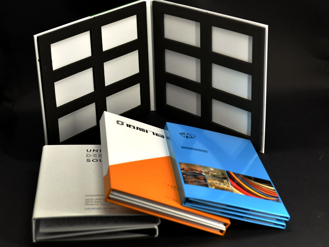 家具样板册印刷-门窗铝样展示册-橱柜板材色卡定制