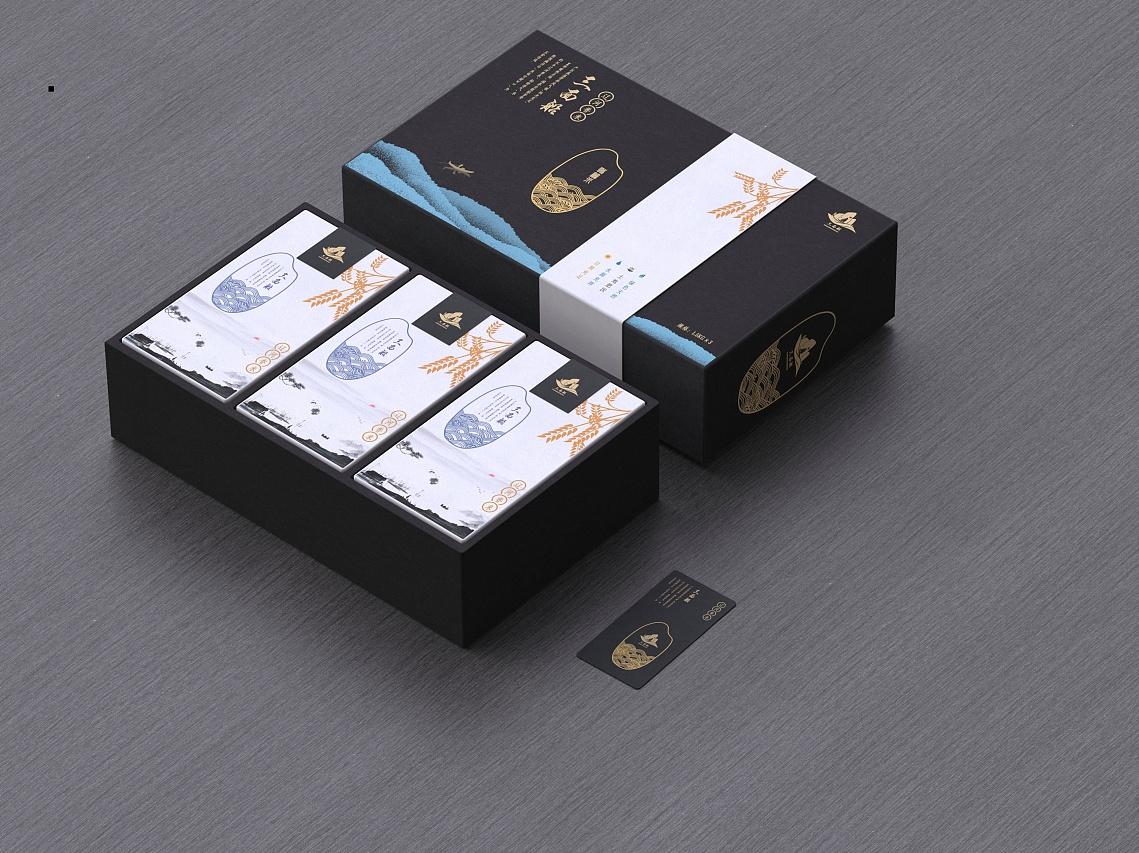 重庆大米礼品盒定制-特产包装盒-五谷杂粮礼盒制作